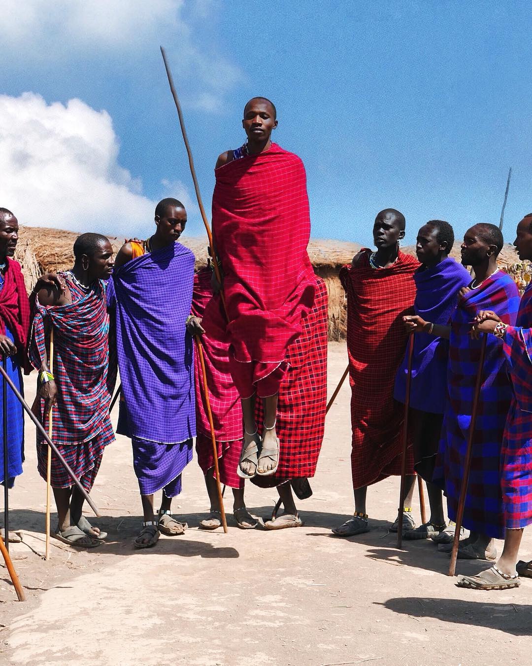 The Maasai people of Kenya and Tanzania, one of the most famous tribe ...