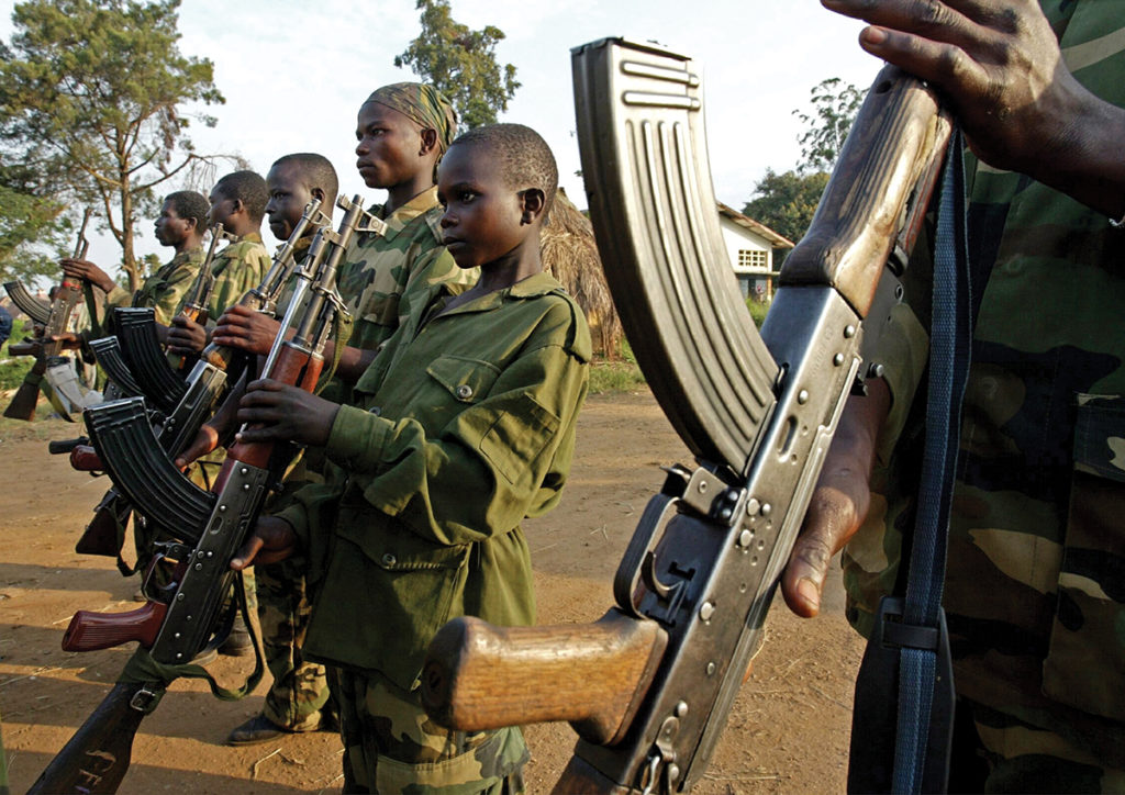 Child soldiers, Red Hand Day | SchoolForAfrica.org — Giving Children a Chance