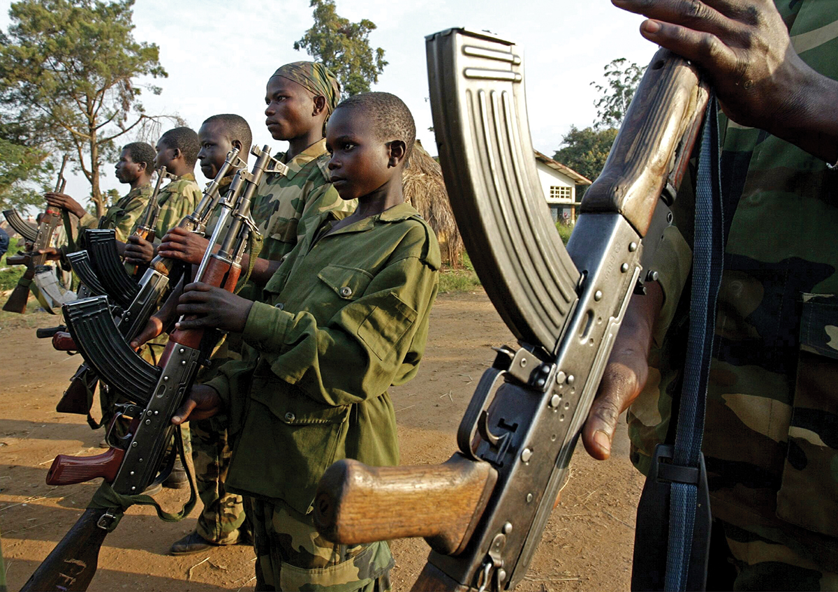 Child soldiers, Red Hand Day — Giving Children a